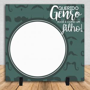 Azulejo Personalizado Com Uma Foto Genro Cerâmica Branca Brilho 15x15cm ou 20x20cm    Após concluir o pagamento, clique em preencher formulário para anexar seu arquivo ou escrever seu texto