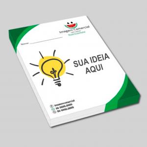 Blocos de Receituário Personalizado Do Seu Jeito 10x15cm Offset 90g/m² 10x15cm 4x0 - Frente colorido e verso em branco Sem verniz Blocagem 50 folhas Após concluir o pagamento, clique em preencher formulário para anexar seu arquivo ou escrever seu texto