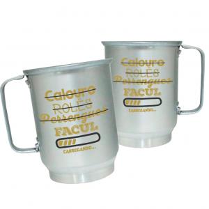 Caneca de Alumínio Personalizada Frases Divertidas Facul Caneca de Alumínio 600ml Área de Impressão = 20 x 9,5cm    