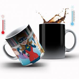Caneca Mágica Fosca Personalizada com Duas Fotos Caneca de Cerâmica Fosca 325ml Área de Impressão = 20 x 9,5cm    Após concluir o pagamento, clique em preencher formulário para anexar seu arquivo ou escrever seu texto