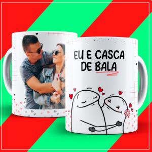 Caneca Personalizada com Uma Foto Casca de Bala Caneca de Cerâmica 325ml Área de Impressão = 20 x 9,5cm    Após concluir o pagamento, clique em preencher formulário para anexar seu arquivo ou escrever seu texto