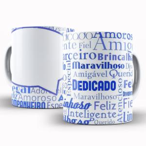Caneca Personalizada com Uma Foto - Pai Dedicado Caneca de Cerâmica 325ml Área de Impressão = 20 x 9,5cm    Após concluir o pagamento, clique em preencher formulário para anexar seu arquivo ou escrever seu texto