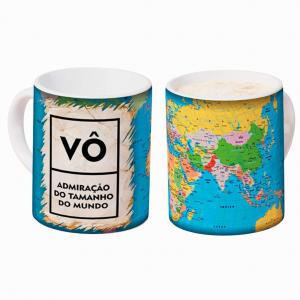 Caneca Personalizada Pronta Vô Caneca de Cerâmica 325ml Área de Impressão = 20 x 9,5cm    