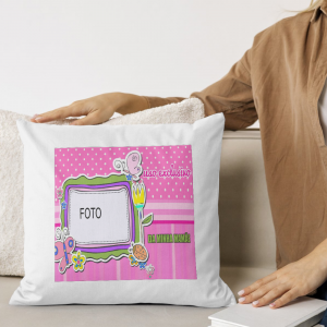 Capa de Almofada 30x30cm Personalizada Com Uma Foto - Uso Exclusivo Poliéster Área de Impressão = 20(L) x 20(A)cm Impressão frente e verso   Após concluir o pagamento, clique em preencher formulário para anexar seu arquivo ou escrever seu texto