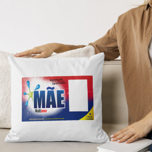 Capa de Almofada 40x40cm Personalizada Com Uma Foto - Mãe Multiamor Poliéster Área de Impressão = 28(L) x 20(A)cm Impressão frente e verso   Após concluir o pagamento, clique em preencher formulário para anexar seu arquivo ou escrever seu texto