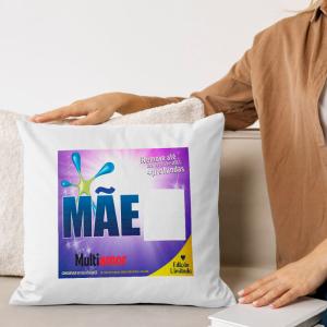 Capa de Almofada 30x30cm Personalizada Com Uma Foto - Mãe Multiamor Poliéster Área de Impressão = 20(L) x 20(A)cm Impressão frente e verso   Após concluir o pagamento, clique em preencher formulário para anexar seu arquivo ou escrever seu texto