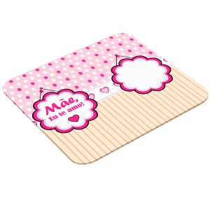 Mouse Pad Retangular Personalizado Com Uma Foto - Mãe Eu Te Amo Latex 19 x 23cm    Após concluir o pagamento, clique em preencher formulário para anexar seu arquivo ou escrever seu texto