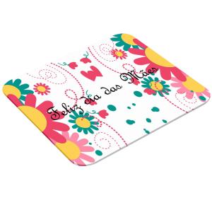 Mouse Pad Retangular Personalizado - Feliz Dia Das Mães 2 Latex 19 x 23cm    