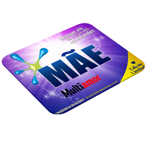 Mouse Pad Retangular Personalizado - Mãe Multiamor Latex 19 x 23cm    