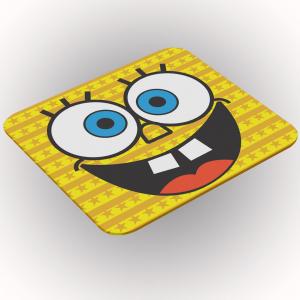 Mouse Pad Retangular Personalizado Pronto Bob Esponja Latex 19 x 23cm    