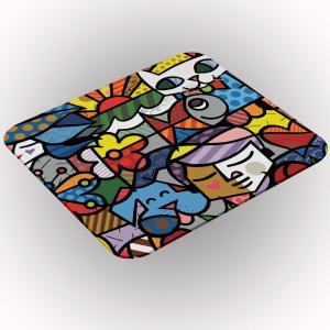 Mouse Pad Retangular Personalizado Pronto Romero Brito 1 Latex 19 x 23cm    
