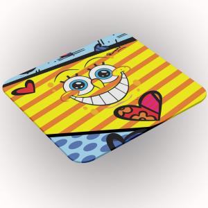 Mouse Pad Retangular Personalizado Pronto Romero Brito 2 Latex 19 x 23cm    