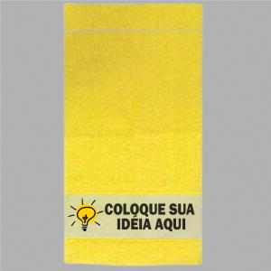 Toalha Lavabinho Amarela Personalizada Do Seu Jeito Algodão/Poliéster Área de Impressão: 7x22cm Impressão frente   Após concluir o pagamento, clique em preencher formulário para anexar seu arquivo ou escrever seu texto